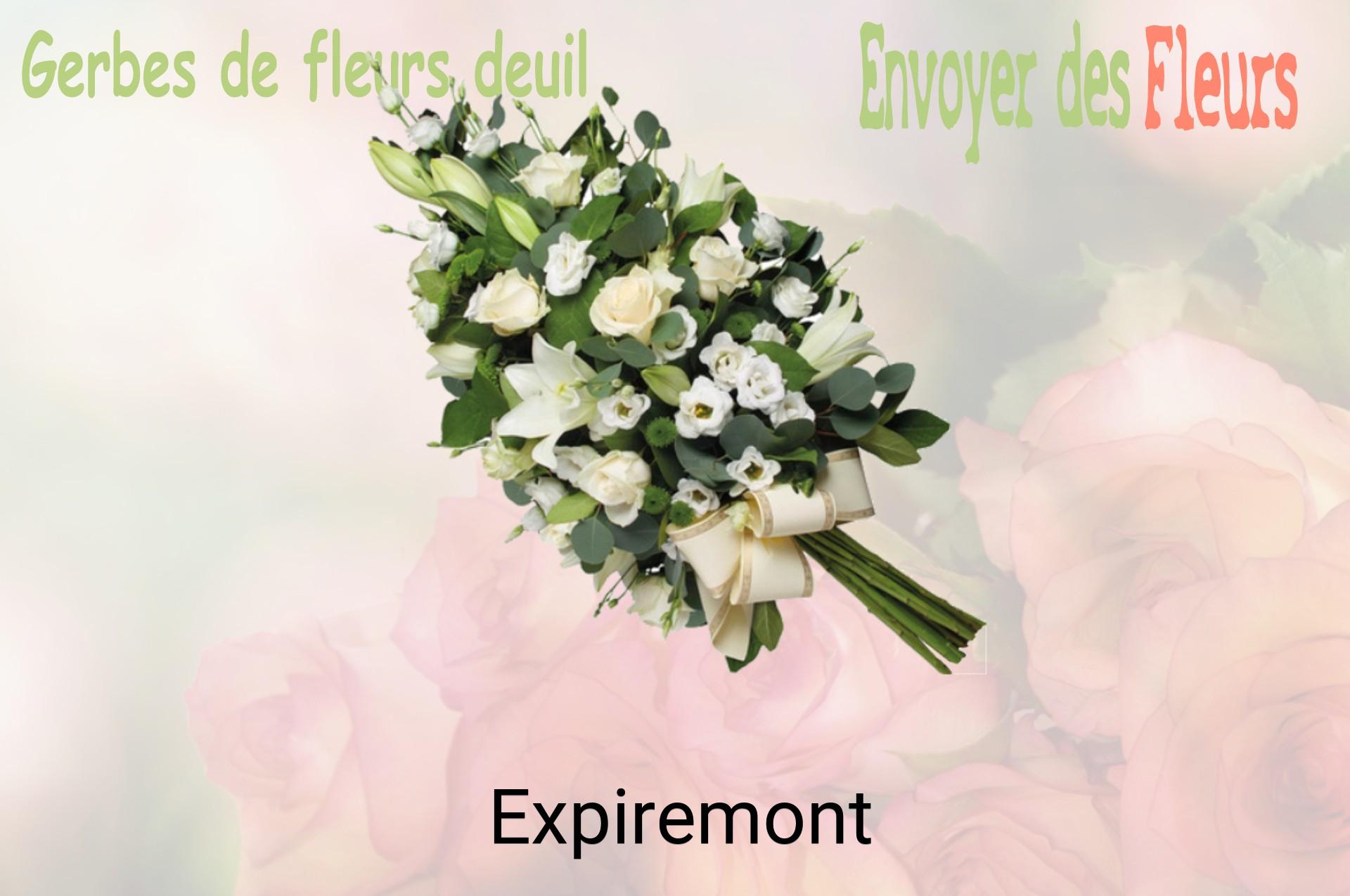 Gerbe de fleurs de deuil livrée à Expiremont